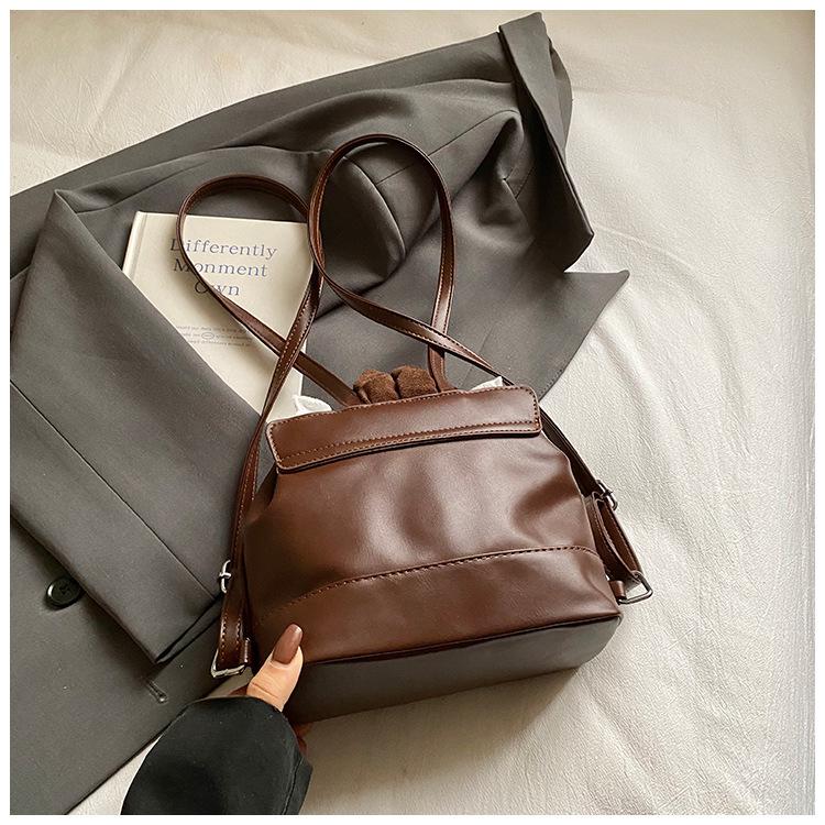 Korean Style Cartoon Backpack for Women - Cute Lace Design, Autumn & Winter 2025