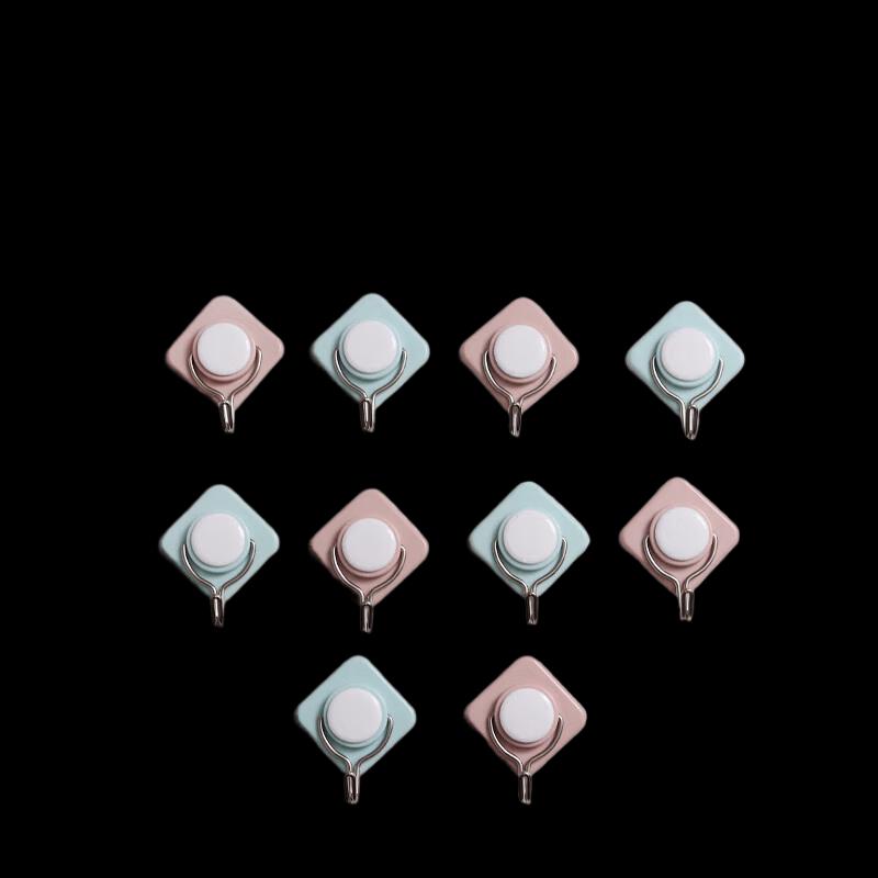 Chahua Adhesive Wall Hooks (10-Pack)