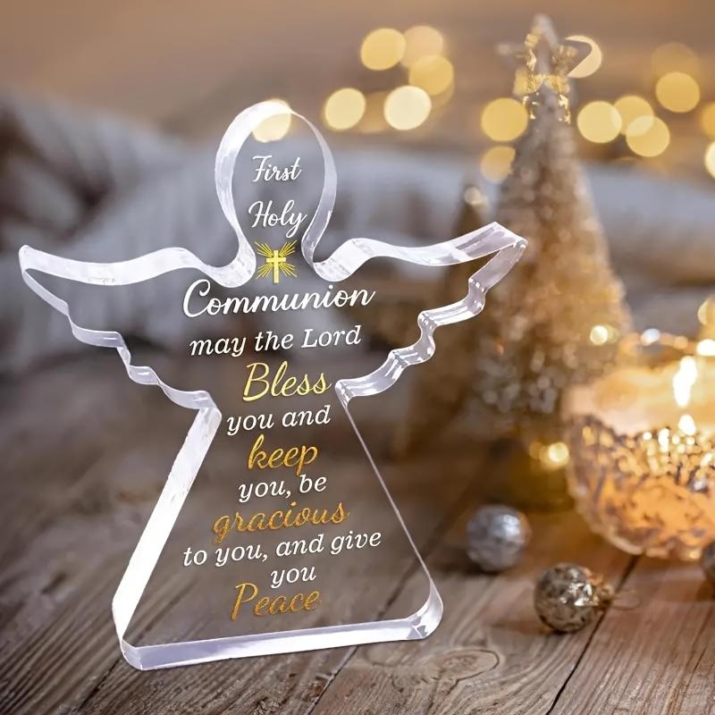 

Acrylic Decoration in The Shape of a Peace Angel, Perfect for Living Rooms, Parties, And Festivals. This One-Piece Ornament Makes a Thoughtful Gift 10*10cm