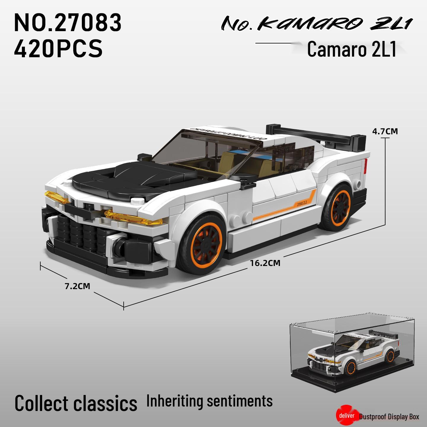 Yuxing Model King Building Blocks Car 27083: Educational Toy Car for Boys with Display Box, Perfect for Birthdays.