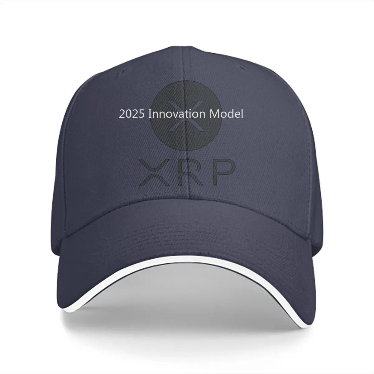 Криптовалютная разноцветная кепка с козырьком мужская XRP Полностью персонализированная Защита козырька Кепки One Size