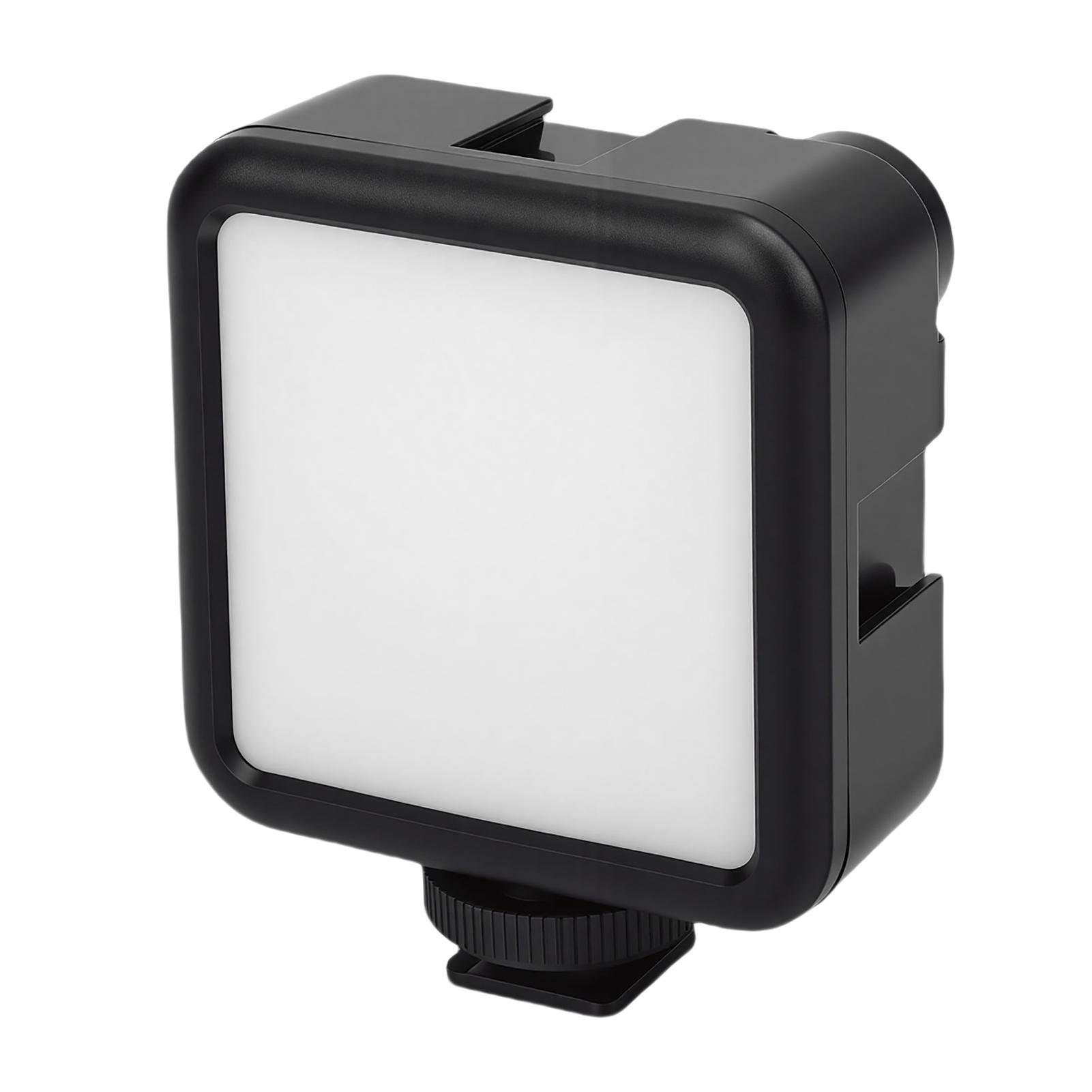 

LED Camera Fill Light High Brightness 5600K LED Video Light with 3 Cold Shoe Mounts and Hot Shoe Base for Outdoor