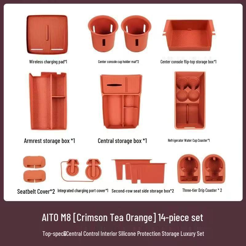 AITO M8 Wireless Charging Anti-Slip Silicone Pad for Car Interior