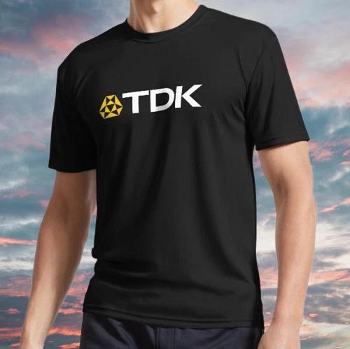 

New Shirt TDK Logo Gold Active T-Shirt Funny Size S - 5XL L