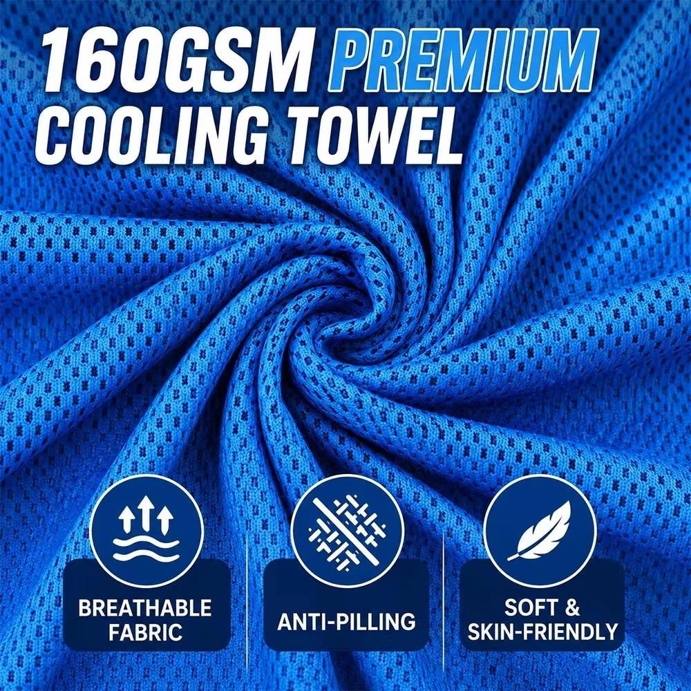 Quick Drying Cooling Towel Breathable Bath Beach Towel Portable Yoga Swimming Gym Towel  Summer