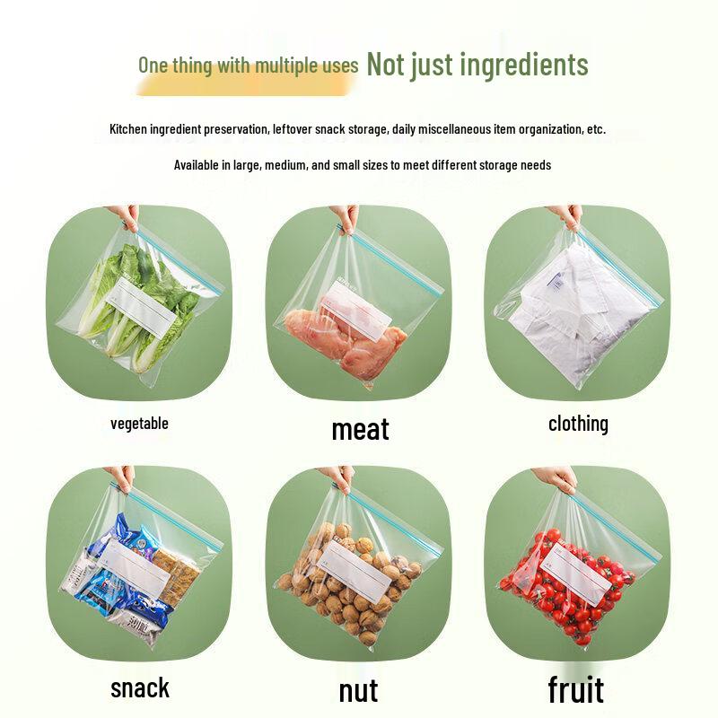 ZISIZ Food Grade Thickened Fresh-keeping Sealing Bags