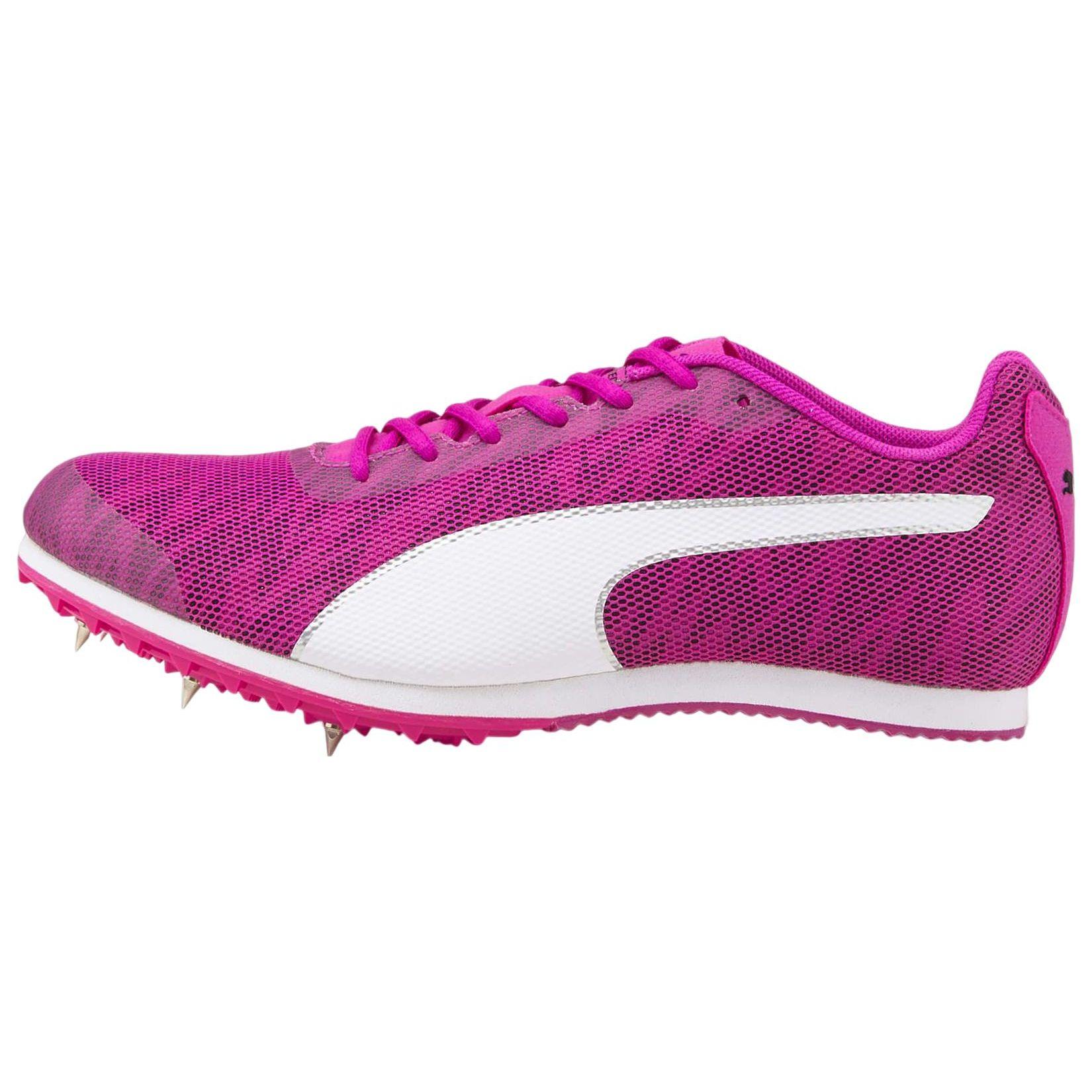 

Puma EvoSpeed Star 7 Профессиональные кроссовки для бега на средние дистанции, легкой атлетики, мужские, фиолетово-белые, 194478-04 41