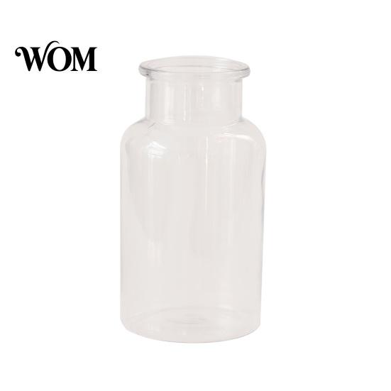 Multi-purpose Plant Container Small Vases for Flowers, Mini Clear Glass Bud Vases, Unique Artistic Vase Flower Wedding Table Centerpiece Home