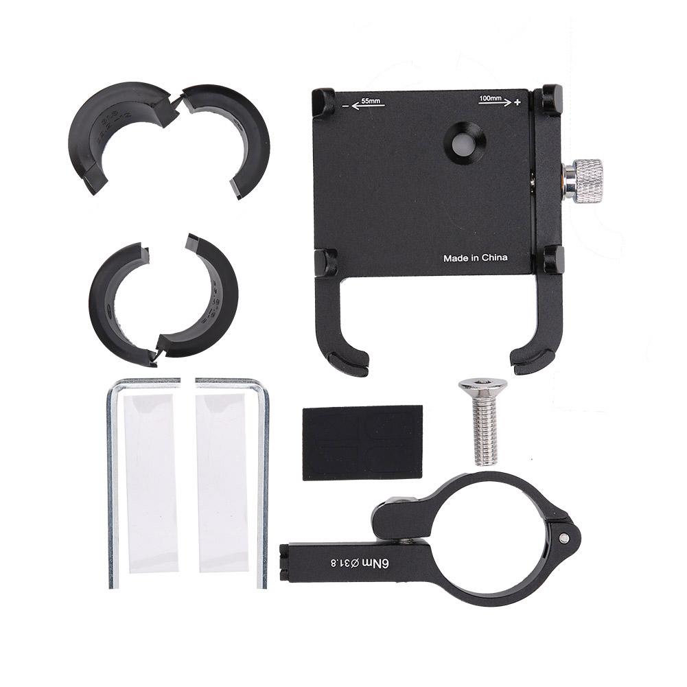 Aluminum Alloy Mobile Phone Stand Clip Navigation Bracket Holder for Motorcycle Bicycle