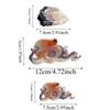 Simple Sweet Acetic Acid Hair Claw Bead Acrylic Oyster Shark Clip Korean Style Ocean Series Squid Hair Claw Holiday
