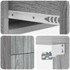 Wall Mounted Nightstand Grey Sonoma 33 x 34.5 x 43 cm