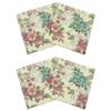 Frcolor Paper Napkins, Floral Print, 40 Count, Stylish Printed Napkins