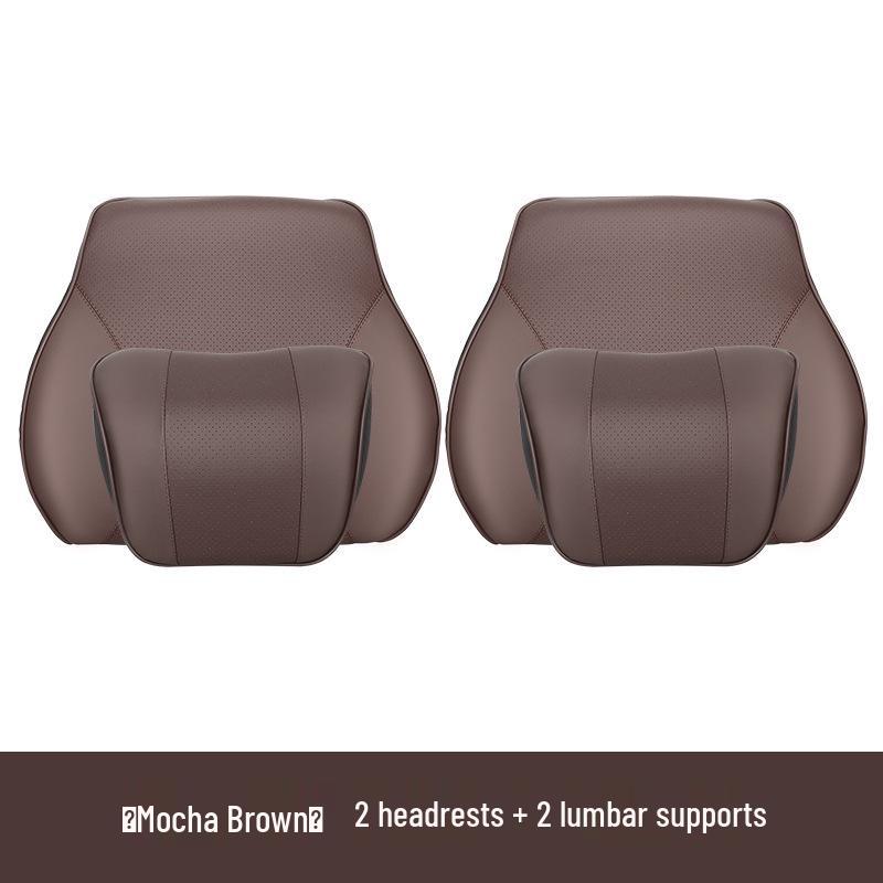Cuscino per Poggiatesta e Supporto Lombare per Tesla Model Y/3/S/X per Modifica Interni Auto