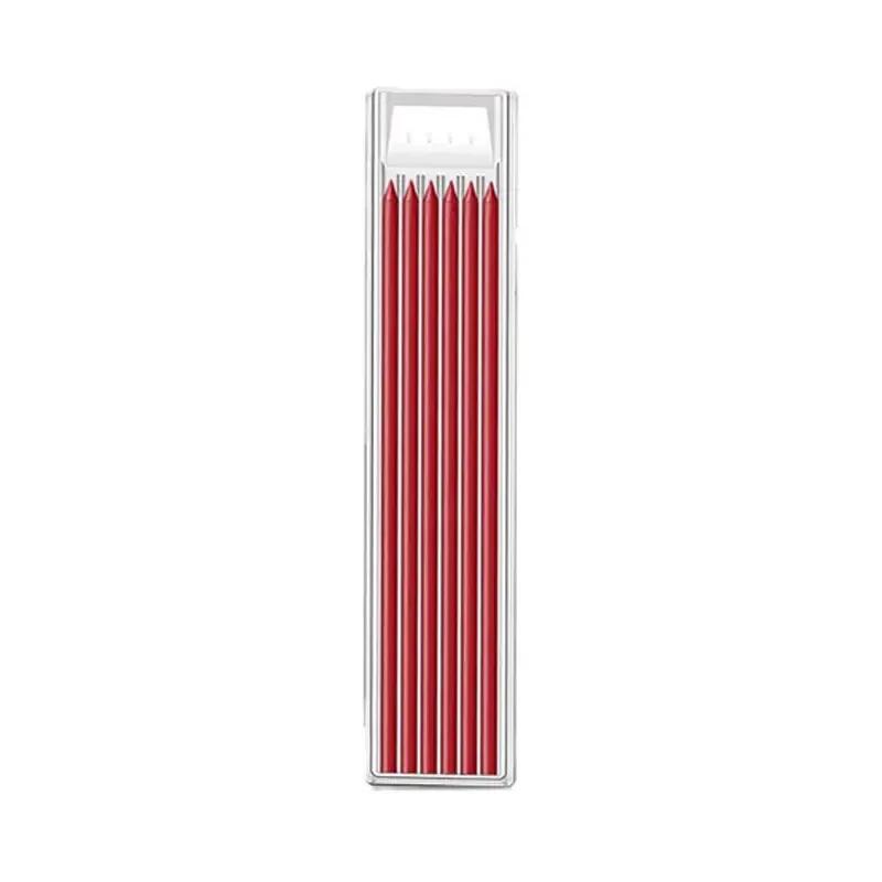 28mm Solid Carpentry Mechanical Pencil with Sharpener for Woodworking Construction Long End Carpentry Pencil Stationery