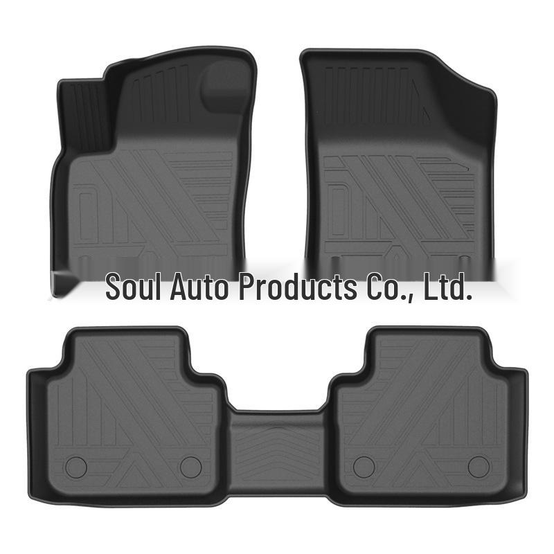 TPE Floor Mats for 2020 VW Teramont/Teramont X, Including Trunk Mat