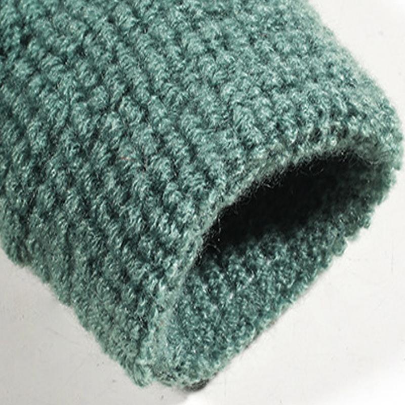 New Autumn Winter Warm Dew Finger Gloves Student Writings 2 Half Fingers Knitted Thickened Office Touch Screen Universal 1 Pairs