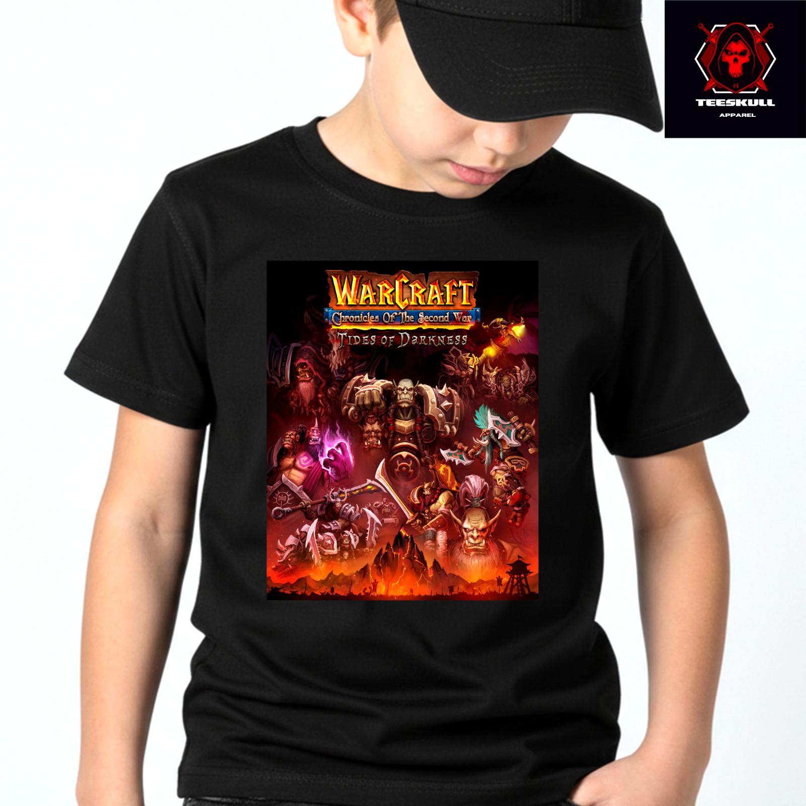 Warcraft Tides of Darkness Video Gamer Premium Cotton Unisex T-Shirt 3XL