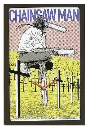 Chainsaw Man Premium Big Square Wall Clock [Chainsaw Man] Single Prize