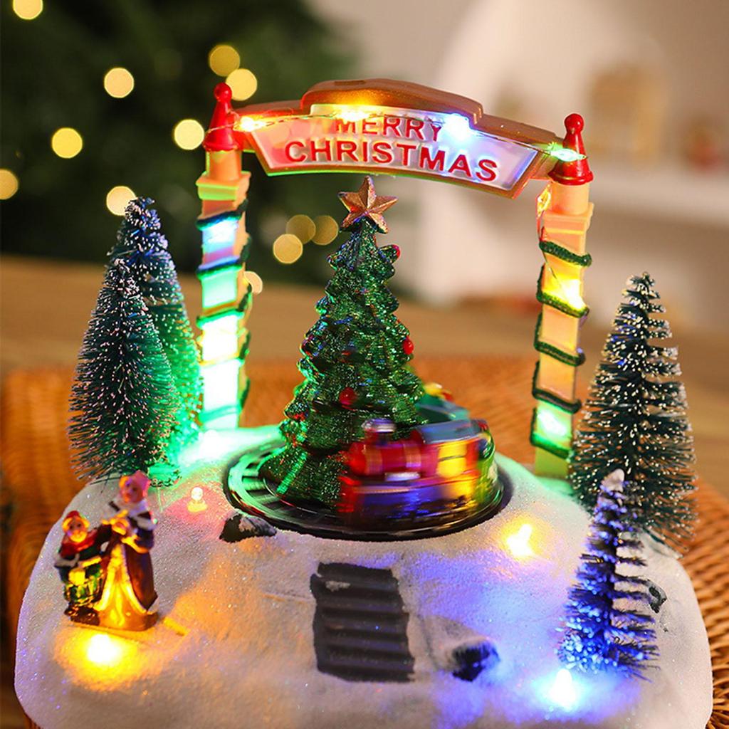 Merry Christmas Music Box with 8 Songs Party Gifts for Kids Wife