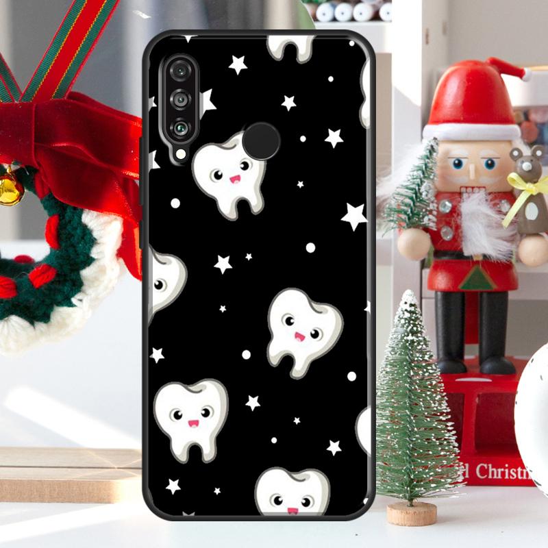 Cute Tooth Dentist For Huawei Nova 7i 8i 11i 12i 12s Y73 Y70 Y90 Y60 Y72 Y61 Y91 9 10 SE P30 Pro P40 Lite Case