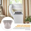 Mobile Air Conditioning Exhaust Pipe AC Hose Connector Air Conditioning Flat Body Duct Interface Portable AC Coupler For Home