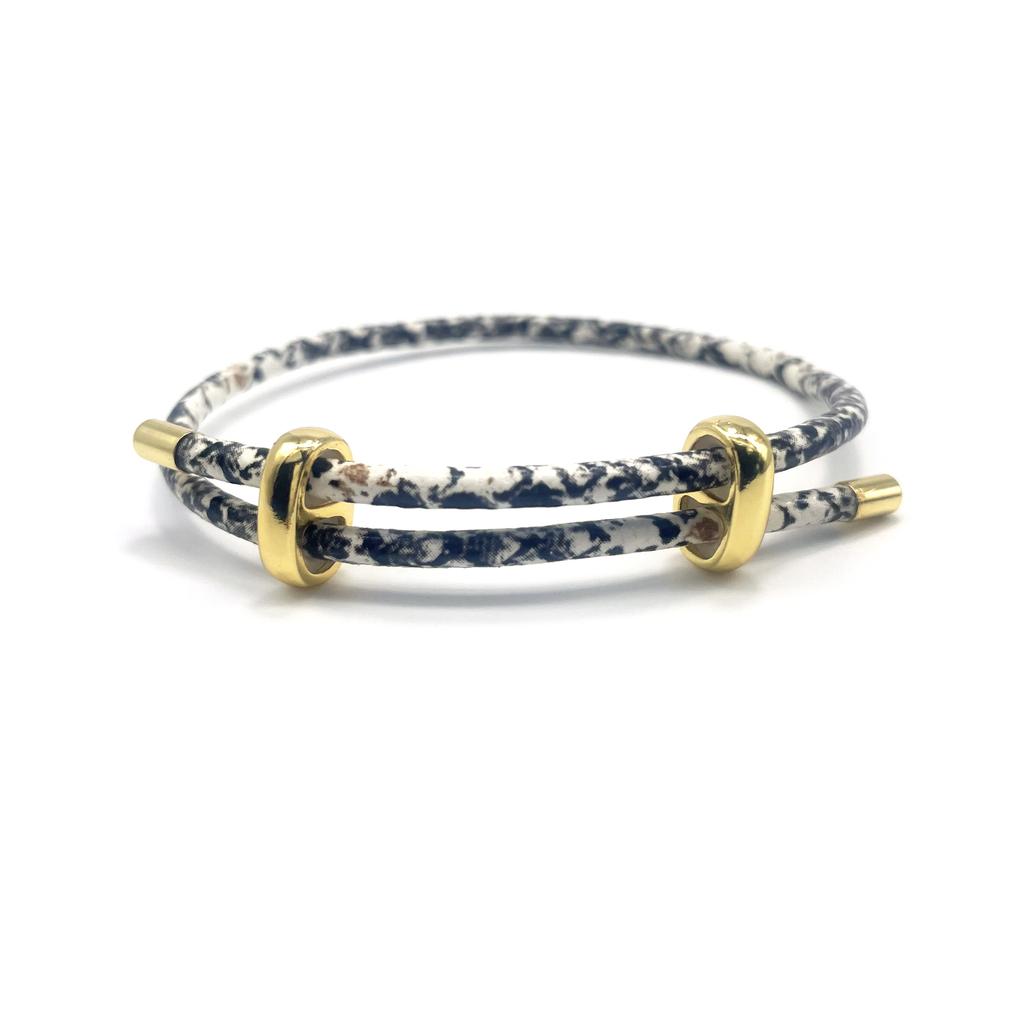 10Pcs Cow Print Leopard Adjustable Bracelet PU Leather Fashion Bracelet Men Women Accessories DIY Jewelry Accessory