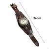 Leather Bracelet Watch, Replacement Strap, Wide ,Strap Watch for Men Punk