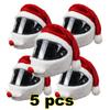 Funny Christmas Hat Motorcycle Helmet Cover Santa Claus Cycling Helmet Hood Merry Christmas Revels Decoration Hat Cartoon Cap