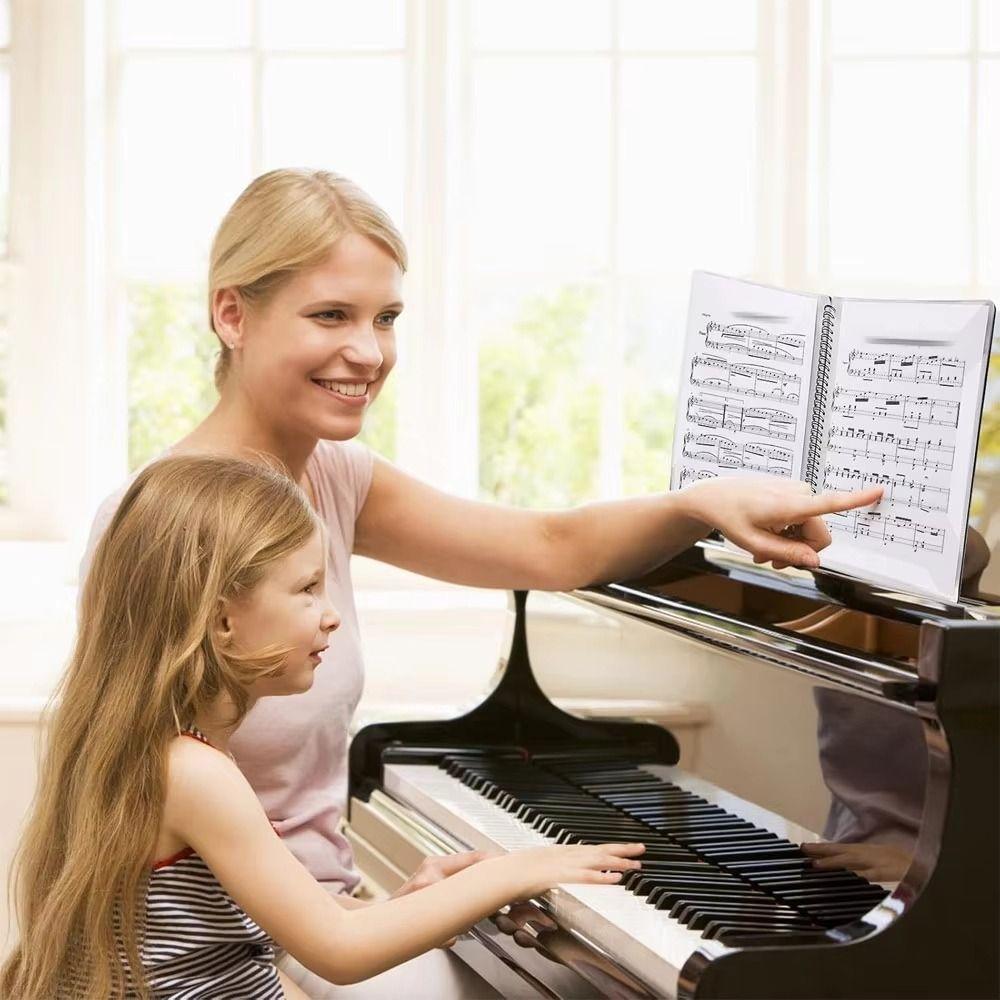 40 Pages Sheet Music Folder Spiral-Bound Spiral-Bound Folder Document Holder Music Binder  School