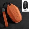 Suede Key Case for Peugeot 408X/508L/2008/4008 (2022/2023 Models)