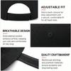 Black Baseball Cap - Letter "NANA" Print Polyester Adjustable Breathable Curved Brim Sun Protection Casual Outdoor Sports For Grandma Gift
