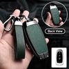 3/4 Button Zinc Alloy Leather Car Key Case For Hyundai Tucson Santa Fe Tucson  Tuscany Nexo Nx4 Atos Prime Solaris I30