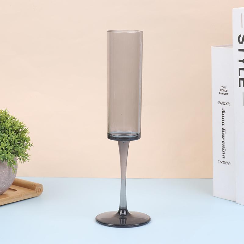

1 шт. прозрачный черный бокал для свадебной вечеринки, тостов, шампанского, пластиковых стаканов, домашнего бара, бокалов для вина чёрный