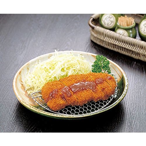 Yamako Tonkatsu Wire Mesh, Half Moon, Small, with Legs, 21385