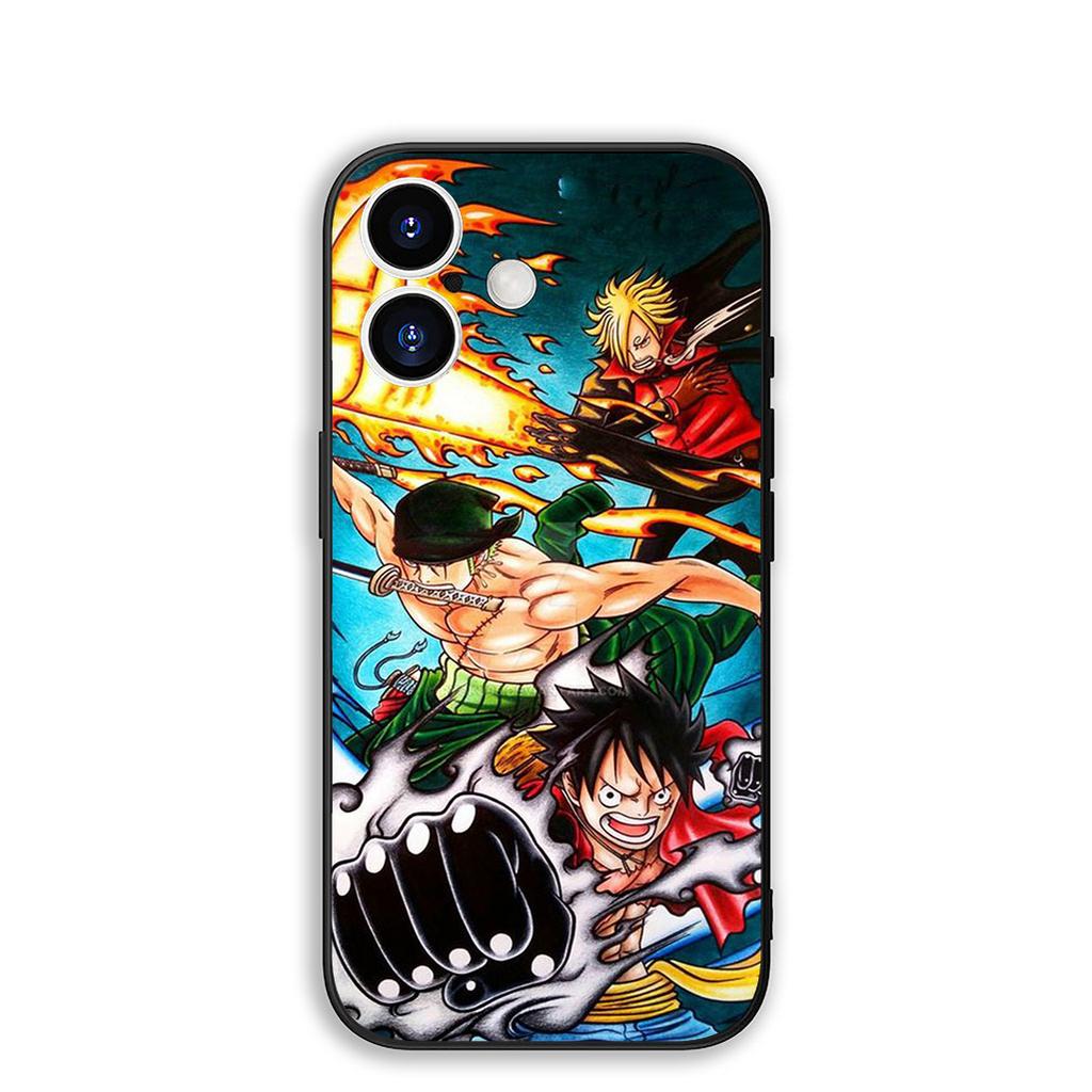For Motorola Moto G86 G57 G67 G24 G15 G54 Power G13 G14 G34 G35 G45 G53 G55 G64 G75 G72 Case Roronoa Zoro Sanji Luffy One Pieces