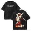 Hot Japanese Anime FAIRY TAIL Washed T Shirt T-shirt Y2K Unisex Gothic Cotton Oversized T-shirt Short Sleeve Casual Clothing