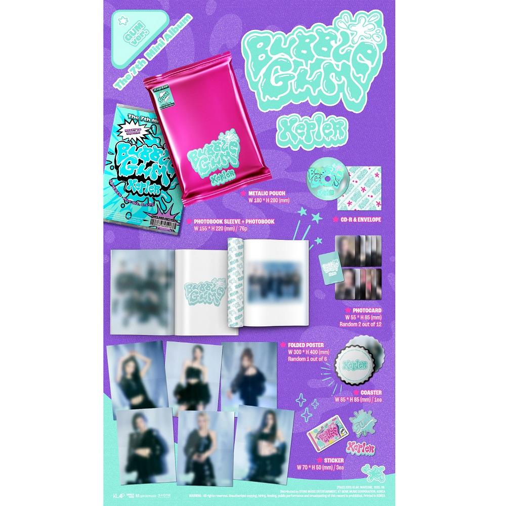 

[Pre-Order 8/20 Release] Kep1er - 7th Mini Album BUBBLE GUM CD GUM ver.