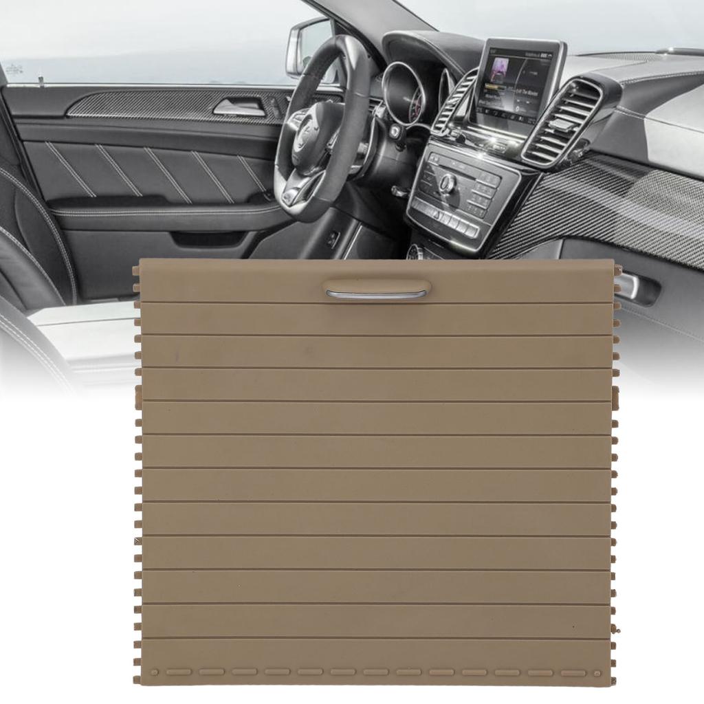Cup Holder Roller Blind Cover 1666803814 Center Console Slide Roller Blind Shutter Cover Replacement for GLE GLS GL Class M