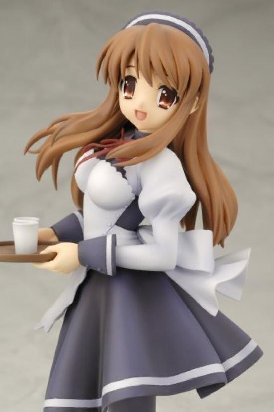 The Melancholy of Haruhi Mikuru Asahina Maid Scale PVC Complete Suzumiya Ver. (1/8 Pre-painted Figure)