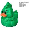 Green Christmas Duck Figurine Collectible Mini Duck Ornament Xmas Centerpiece Duck Figure for Holiday Tables Shelves Decoration