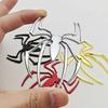 3D Metal Spider Car Sticker Cool Chrome Emblem Badge Auto Motorcycle Decal Universal Car Styling Exterior Accessories