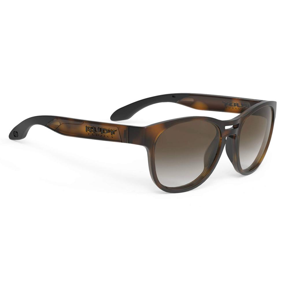 RUDY PROJECT Sportsonnenbrille für Straße und SPINAIR 56 Rahmen mit braunen Gläsern Fahrräder, Radfahren, Marathons, Joggen, Triathlons, Tennis, Baseball.