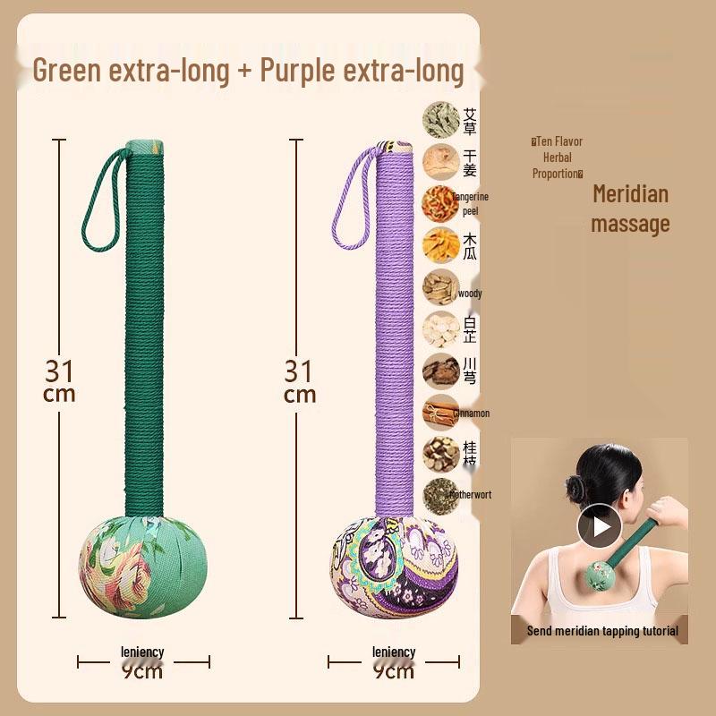 Mugwort Meridian Tapping and Massage Stick for Traditional Chinese Therapy