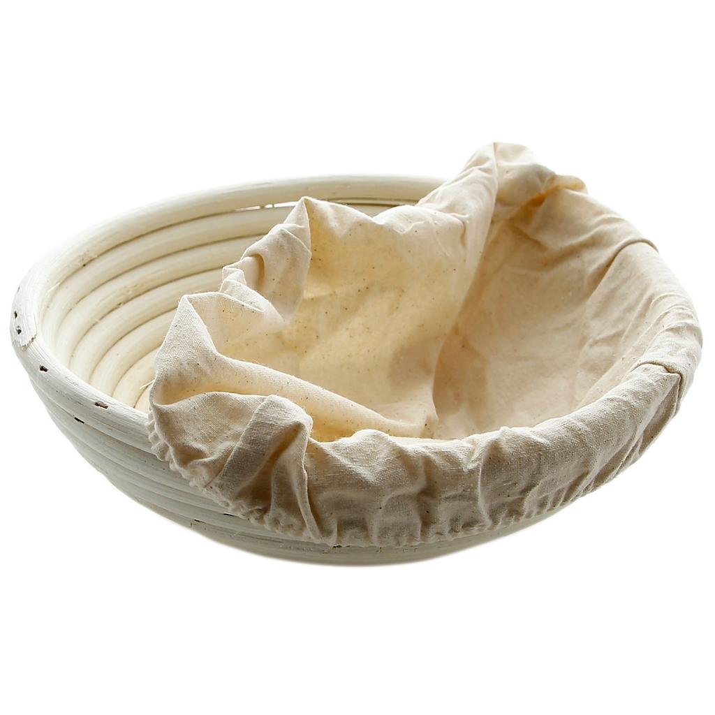 RATAN BASKET FOR RISING PERFECT BREAD 25 CM