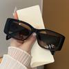 Fashion Retro Punk Rectangle Sunglasses UV400 Sun Shades Men Women Trendy Vintage Square SunGlasses Female Eyewear Oculos De Sol