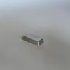 Original Height Zinc Alloy Keycap Silver Glossy 2.25U Keycap for Mechanical Keyboards Gamers and Programmers