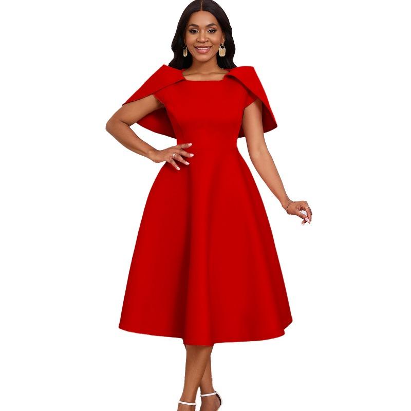 New Fashion Temperament Celebrity Banquet Party Dress Cloak Dress