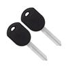 New Uncut Blank Transponder Key Replacement For Ford 4D63 Chip H84-Pt (2 Pack)