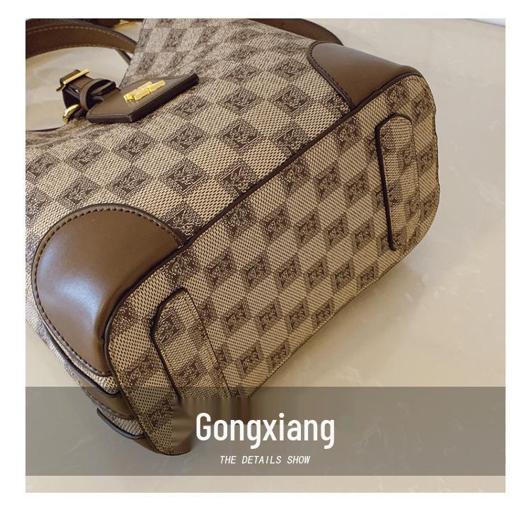 High-End Women's Large Tote Bucket Bag - 2025 Trendy Crossbody & Shoulder Handbag