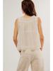 Regata Feminina Slim Fit com Acabamento de Renda